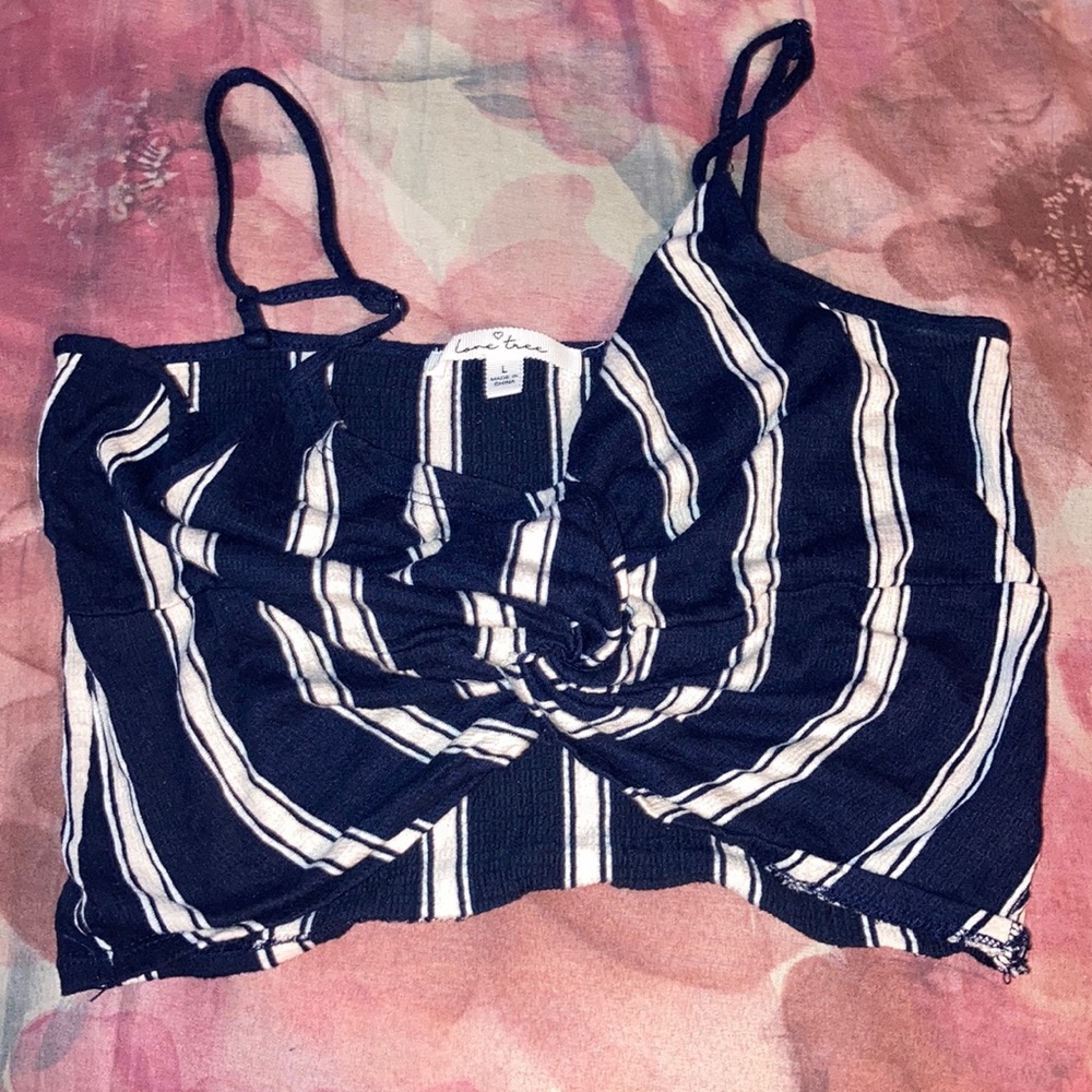 Navy tank top
